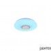 LED Музикален плафон 36W 3000K-6500K+RGB 2880lm Ø340 Blue Tooth Plastic Lightex