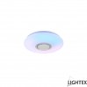 LED Музикален плафон 36W 3000K-6500K+RGB 2880lm Ø340 Blue Tooth Plastic Lightex