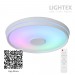 LED музикален плафон 50W 3CCT+RGB 4000lm 220V димируем с дистанционно и приложение Ф400mm Lightex