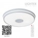 LED музикален плафон 50W 3CCT+RGB 4000lm 220V димируем с дистанционно и приложение Ф400mm Lightex