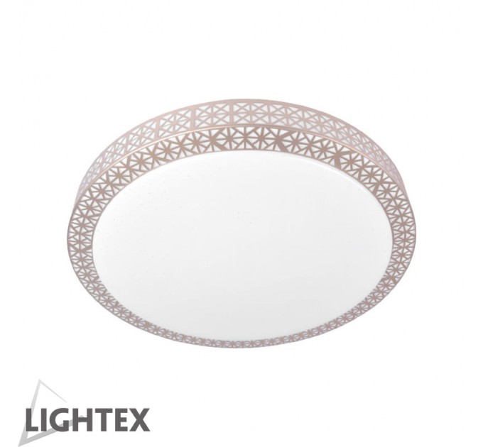 LED Плафон LACE  22W димируем с дистанционно IP20 3000/4200K/6500K 1400lm Ф400мм Lightex
