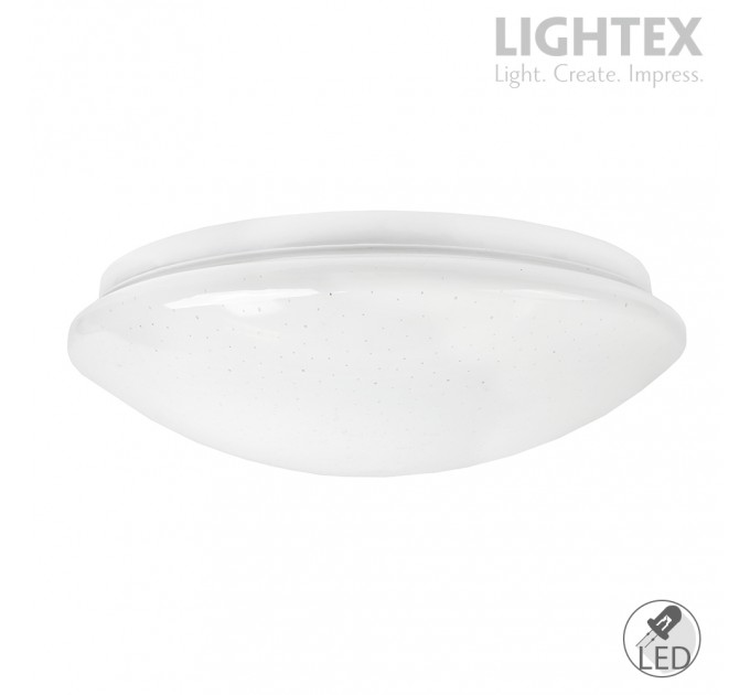 LED плафон CRYSTAL 12W 4000K 800lm Ø260mm IP44 Lightex