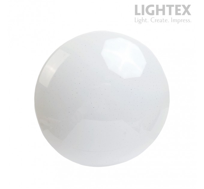 LED плафон CRYSTAL 12W 4000K 800lm Ø260mm IP44 Lightex
