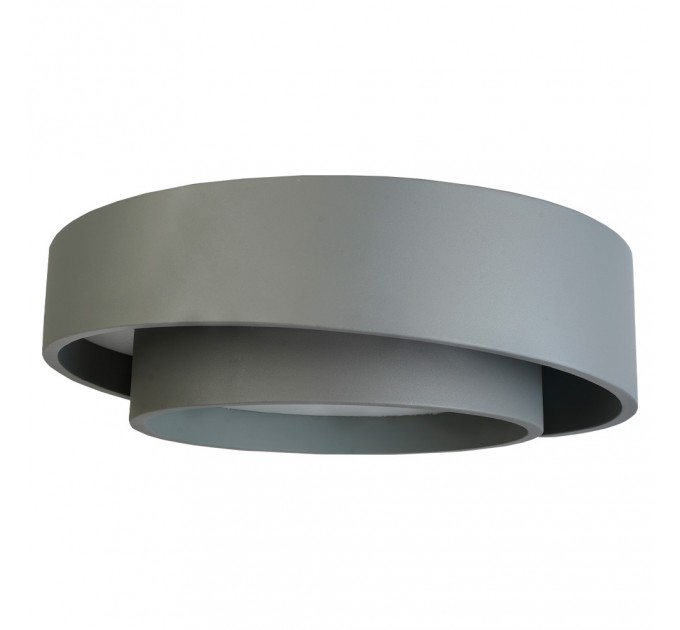 LED Плафон LUXOR 28W 3000K-4000K-6000K 2800lm 220V Ø400 mm сив Lightex