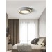 LED Плафон LUXOR 28W 3000K-4000K-6000K 2800lm 220V Ø400 mm сив Lightex