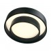 LED Плафон LUXOR 28W 3000K-4000K-6000K 2800lm 220V Ø400 mm черен Lightex