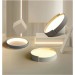 LED Плафон BOSTON 28W 3000K-4000K-6000K 2800lm 220V Ø400 mm сив Lightex