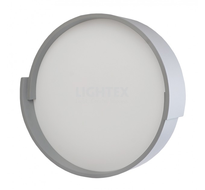 LED Плафон BOSTON 28W 3000K-4000K-6000K 2800lm 220V Ø400 mm сив Lightex