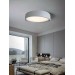 LED Плафон BOSTON 28W 3000K-4000K-6000K 2800lm 220V Ø400 mm сив Lightex