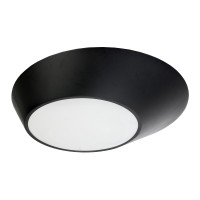LED Плафон GIBSON 24W 3000K-4000K-6000K 1920lm 220V Ø500 mm черен Lightex