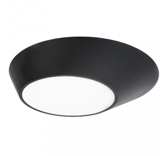 LED Плафон GIBSON 24W 3000K-4000K-6000K 1920lm 220V Ø500 mm черен Lightex