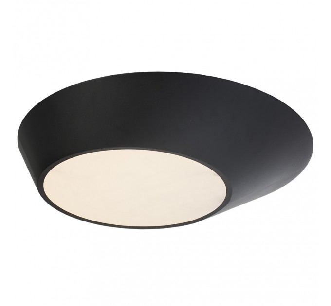 LED Плафон GIBSON 24W 3000K-4000K-6000K 1920lm 220V Ø500 mm черен Lightex