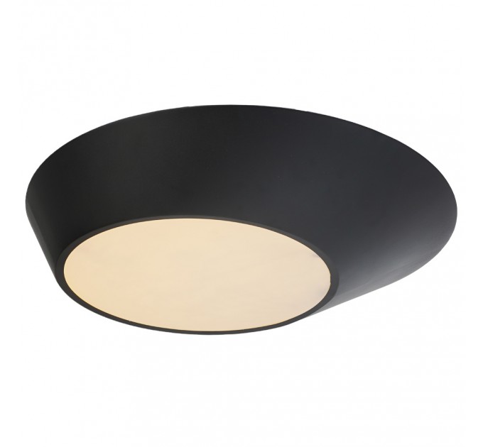 LED Плафон GIBSON 24W 3000K-4000K-6000K 1920lm 220V Ø500 mm черен Lightex