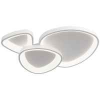 LED Плафон OMNIA 42W 3000K-4000K-6000K 4200lm 220V 670x500 mm бял Lightex