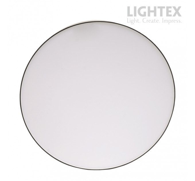 LED плафон OLAF max.18W 3000K-4000K-6500K 2400lm 220V Ø300 mm x H70 mm черен Lightex
