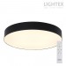 LED плафон OLAF max.72W 3000K-4000K-6500K 6100lm 220V димируем с дистанционно Ø500 mm x H70 mm черен Lightex