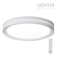 LED плафон CALIFORNIA max.72W 3000K-4000K-6500K 6000lm 220V димируем с дистанционно Ø500 mm x H70 mm бял Lightex LED плафон CALIFORNIA max.72W 3000K-4000K-6500K 6000lm 220V димируем с дистанционно Ø500 mm x H70 mm бял Lightex