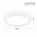 LED плафон CALIFORNIA max.72W 3000K-4000K-6500K 6000lm 220V димируем с дистанционно Ø500 mm x H70 mm светло дърво Lightex