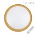 LED плафон CALIFORNIA max.72W 3000K-4000K-6500K 6000lm 220V димируем с дистанционно Ø500 mm x H70 mm светло дърво Lightex