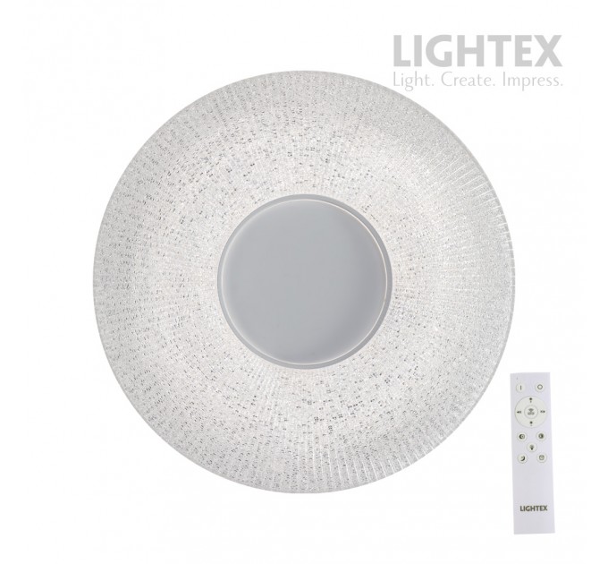 LED плафон CHANTAL max.72W 3000K-4000K-6500K 6900lm 220V димируем с дистанционно Ø500 mm Lightex