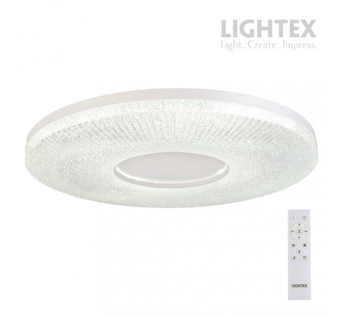 LED плафон CHANTAL max.72W 3000K-4000K-6500K 6900lm 220V димируем с дистанционно Ø500 mm Lightex