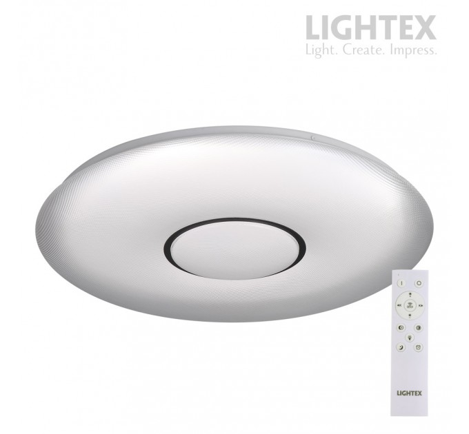 LED плафон EOLIA max.72W 3000K-4000K-6500K 6600lm 220V димируем с дистанционно Ø500 mm Lightex