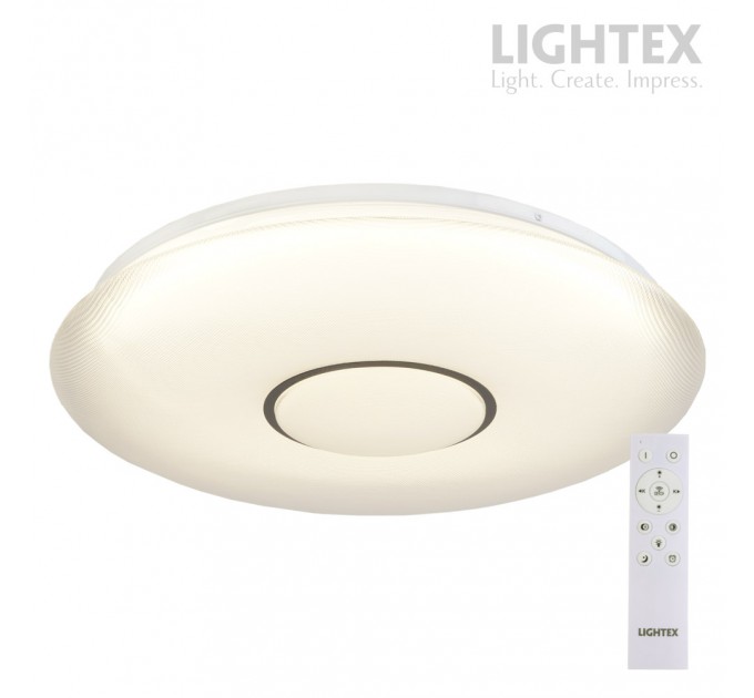 LED плафон EOLIA max.72W 3000K-4000K-6500K 6600lm 220V димируем с дистанционно Ø500 mm Lightex