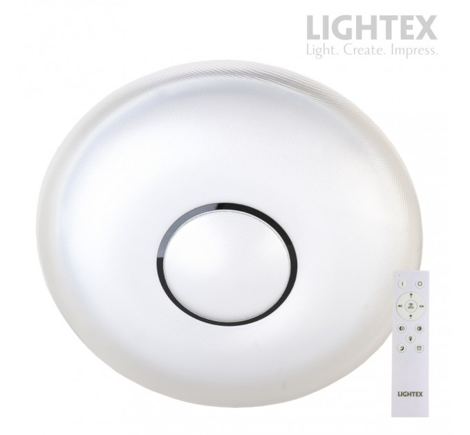 LED плафон EOLIA max.72W 3000K-4000K-6500K 6600lm 220V димируем с дистанционно Ø500 mm Lightex