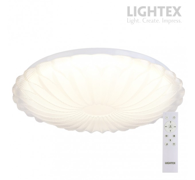 LED плафон MELIA max.54W 3000K-4000K-6500K 5700lm 220V димируем с дистанционно Ø400 mm Lightex