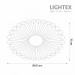 LED плафон MELIA max.54W 3000K-4000K-6500K 5700lm 220V димируем с дистанционно Ø400 mm Lightex