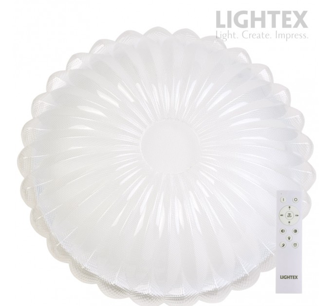 LED плафон MELIA max.54W 3000K-4000K-6500K 5700lm 220V димируем с дистанционно Ø400 mm Lightex