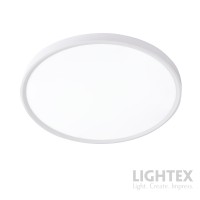 LED плафон SLENG 18W 3000K-4000K-6500K 1850lm 220V Ø230x25mm бял Lightex