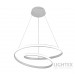 LED Полилей CATERINA бял с дистанционно 60W 3000K-6500K 3600lm  220V Ø550x80 mm Lightex