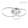 LED полилей CATERINA бял с дистанционно 60W 3000K-6500K 3220lm 220V Ø200+Ø300+Ø400 mm Lightex