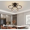 LED Полилей OLYMPIA 78W 3000K-6500K 3220lm 220V с дистанционно димируем Ø600хH260 mm черен Lightex