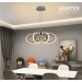 LED Пендел OLYMPIA 78W 3000K-6500K 3220lm  220V с дистанционно димируем Ø600хH1000 mm хром Lightex