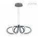 LED Пендел OLYMPIA 78W 3000K-6500K 3220lm  220V с дистанционно димируем Ø600хH1000 mm хром Lightex
