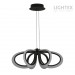 LED Пендел OLYMPIA 78W 3000K-6500K 3220lm 220V с дистанционно димируем Ø600хH1000 mm черен Lightex