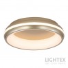LED Плафон ADORA max.78W 3000K-4000K-6500K 6490lm 220V димируем с дистанционно Ø470xH70 mm шампанско Lightex