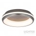 LED Плафон ADORA max.78W 3000K-4000K-6500K 6490lm 220V димируем с дистанционно Ø470xH70 mm графит Lightex