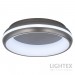 LED Плафон ADORA max.78W 3000K-4000K-6500K 6490lm 220V димируем с дистанционно Ø470xH70 mm графит Lightex