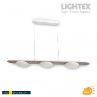 LED полилей KALMEA 22W 3000K 220V 2000lm 1000x165mm каки Lightex