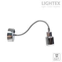 LED аплик с чупещо рамо MARIO 5W 4000K 380lm 220V с ключ хром Lightex