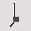 LED аплик с чупещо рамо UBIS 9W+3W 4000K 220V 990lm черен с ключ  Lightex