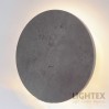 LED аплик LUNULA 8W 3000K 220V 450lm Ø180x36 mm сив мрамор Lightex
