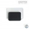 LED аплик GENEVA 8W 3000K 220V 500lm 160x190xH50mm бяло+черно Lightex