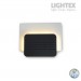 LED аплик GENEVA 8W 3000K 220V 500lm 160x190xH50mm бяло+черно Lightex