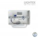 LED аплик GENEVA 8W 3000K 220V 500lm 160x190xH50mm бяло+черно Lightex