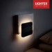 LED аплик GENEVA 8W 3000K 220V 500lm 160x190xH50mm бяло+черно Lightex