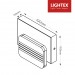 LED аплик GENEVA 8W 3000K 220V 500lm 160x190xH50mm бяло+черно Lightex